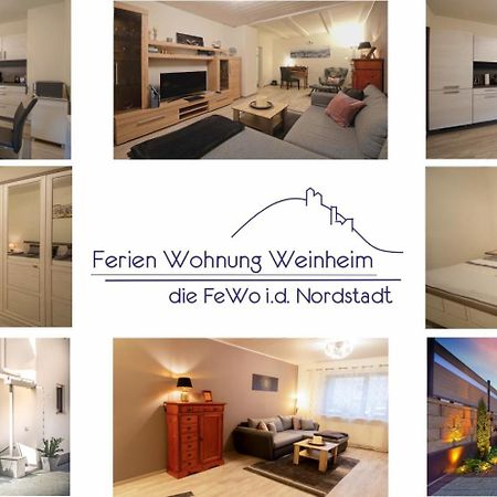 Ferien Wohnung Weinheim - Die Fewo I.D. Nordstadt Exteriér fotografie